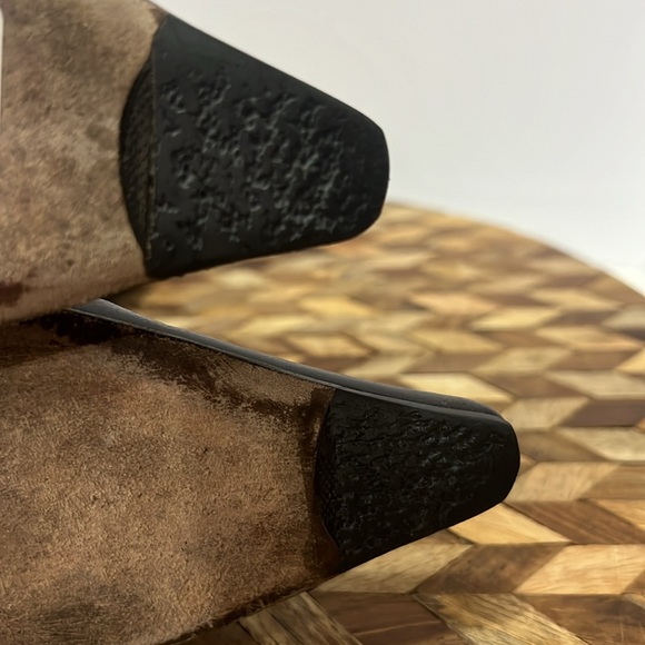 JIMMY CHOO Daisy Dark Brown Leather Ankle Boots 8.5 - Picture 15 of 15